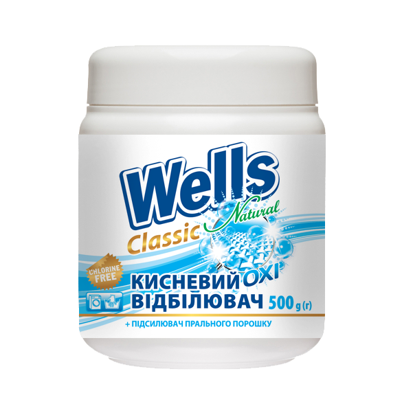 Відбілювач порошкоподібний ТМ Wells Natural 500 г